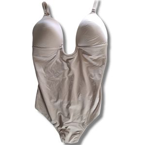 Spanx by Sara Blakely Nude U Plunge Shapewear Body Suit